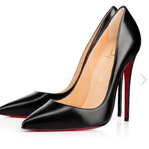 Christian Louboutin Black and Red Heels